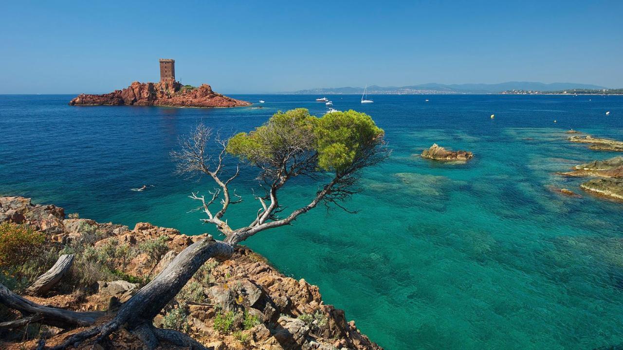 Appartement Zen A Frejus Avec Jardin, Piscine, Tennis, Proche Mer Luaran gambar